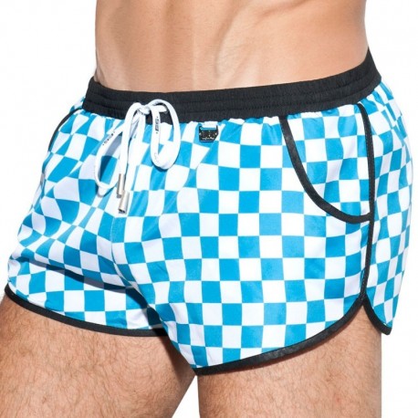 ES Collection Rally Swim Short - Blue XS