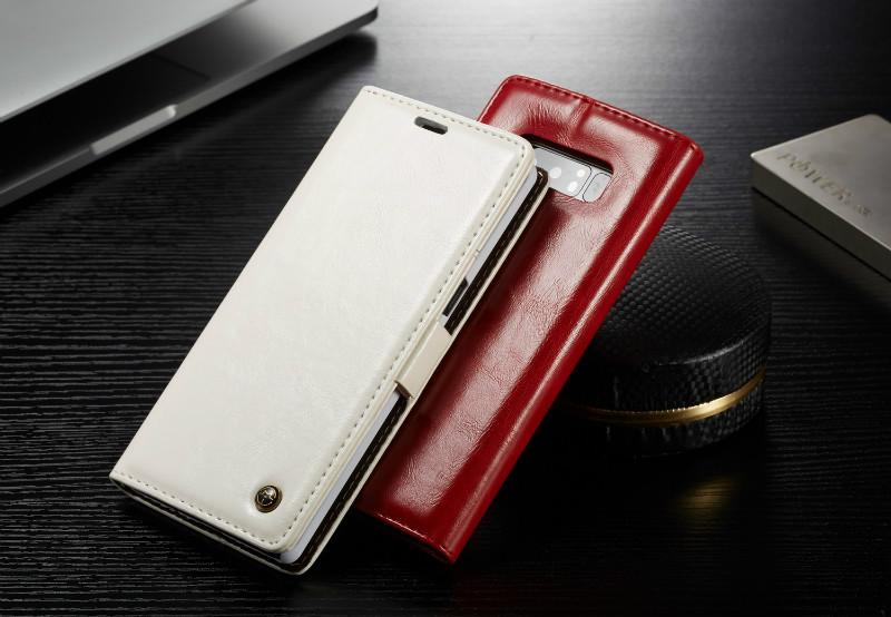 Original brand CaseMe Wallet Case For Samsung Galaxy Note 8 5 4 with Stand Leather Flip Cover Ultra-thin Luxury Phone Credit Card Money Case