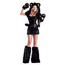 Costume Party Halloween Cute Little fourrure d'ours noir femmes