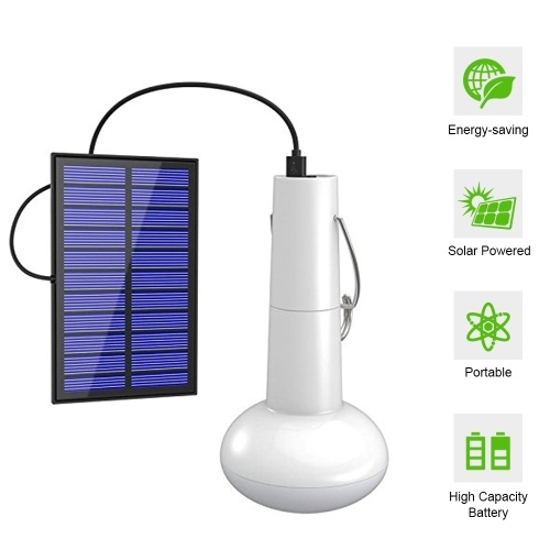 Solar Powered 13 LED Energy Light Bulb Outdoor Waterproof Lamp