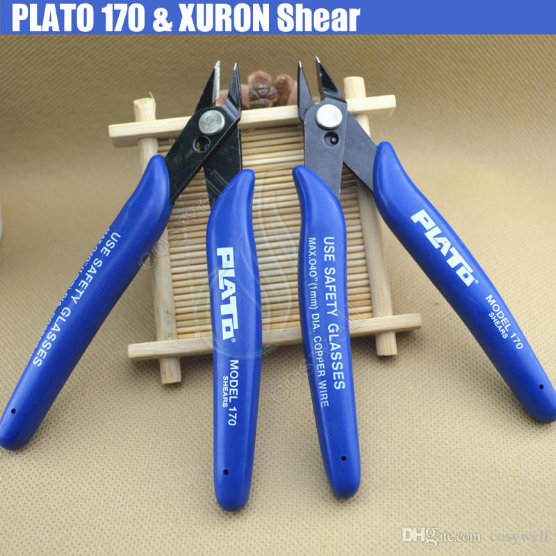 Plato 170 XURON Shears Multi Functional Flush Cutter Wire Nipper Mini Plier Clamp Cutting Tools for Atomizer DIY RDA heating wire Coil Tool