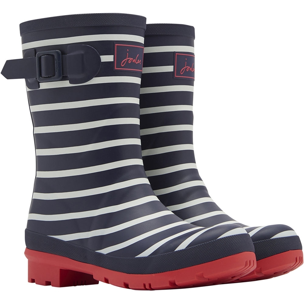 Joules Womens Mollywelly Mid Height Printed Wellington Boots UK Size 6 (EU 39  US 8)