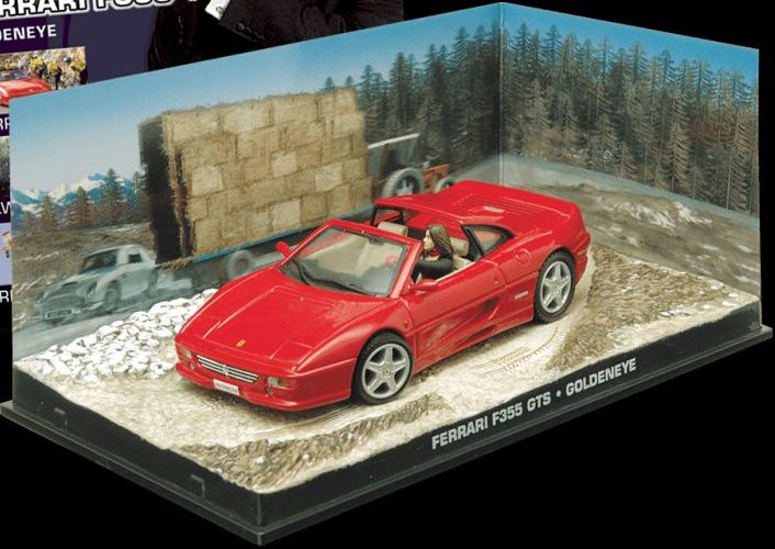 Ferrari 355 from James Bond in Red (1:43 scale by Ex Mag DY010)