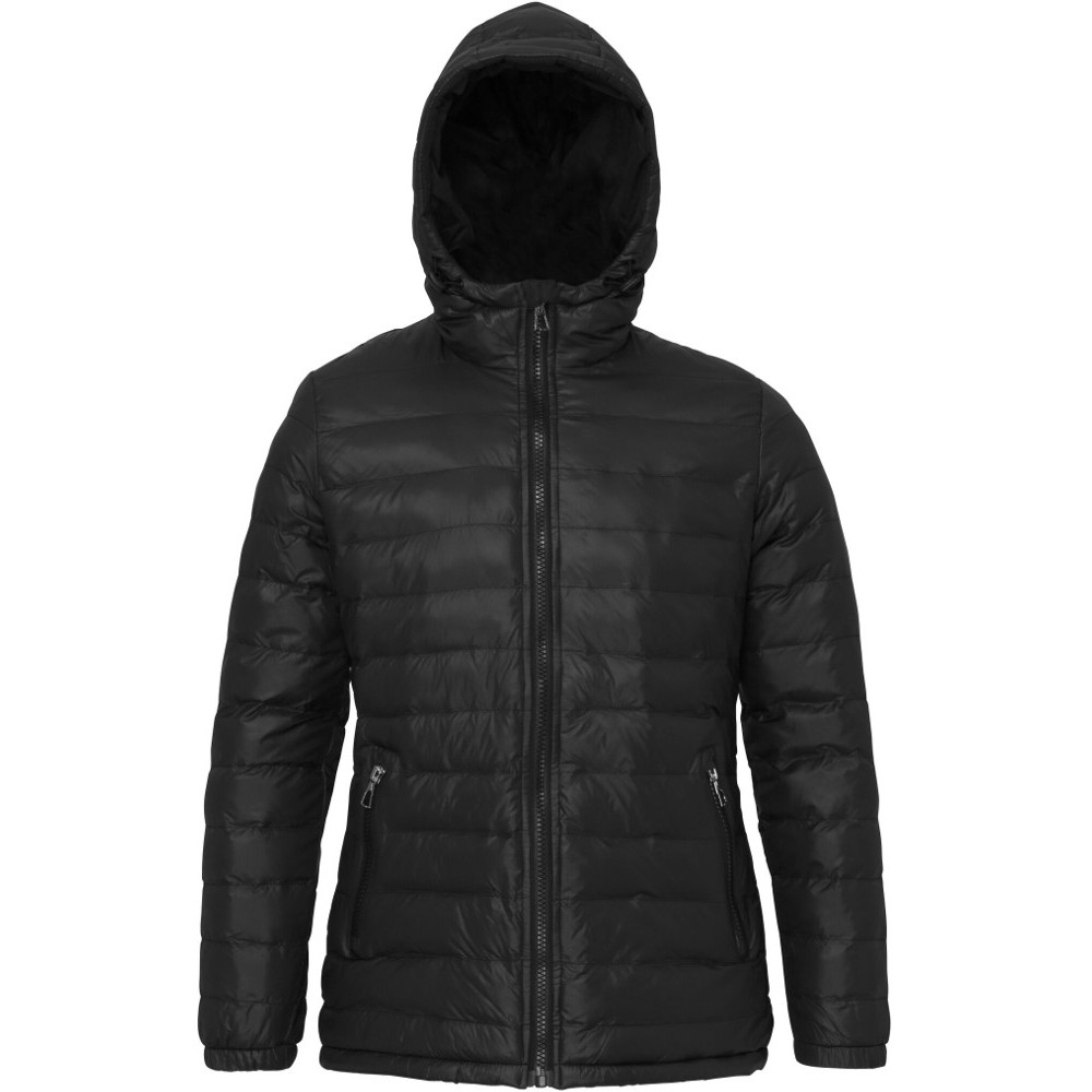 Outdoor Look Womens/Ladies Killin Hooded Down Puffa Quilt Coat Jacket XS- UK Size 8