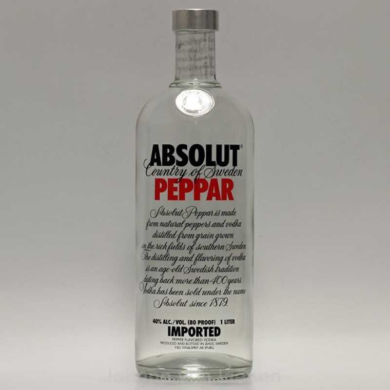 Absolut Vodka Peppar 1 L 40%vol
