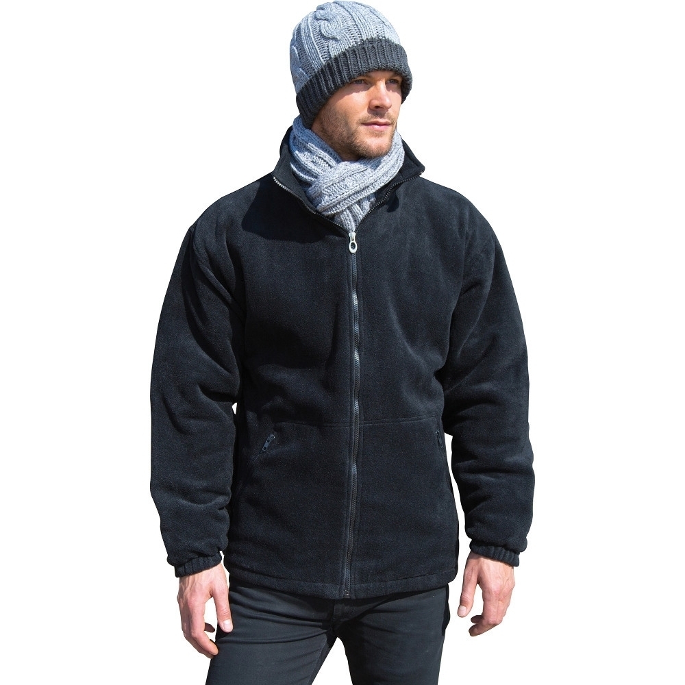 Outdoor Look Mens Core Padded Full Zip Fleece Top Jacket 3XL - Chest Size 50'