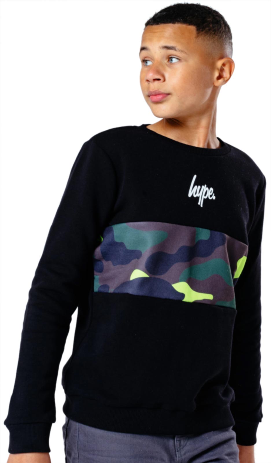 Hype Kids Neon Camo Sweatshirt