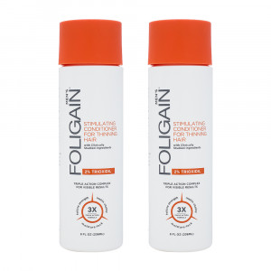 Foligain Conditioner for Men - With 2% Trioxidil For Thinning Hair - 236ml Conditioner - 2 Packs