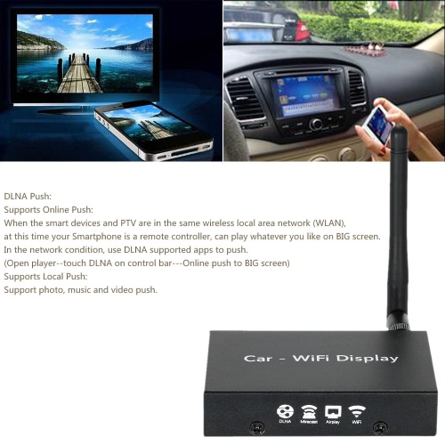PTV858 Car WiFi Display Dongle Receiver Linux System Airplay Mirroring Miracast DLNA Airsharing Full HD 1080P HD for HDTV Smart Phones Notebook Tablet PC