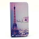 Signature Eiffel Tower PU Leather Cover Case With Card Holder for Samsung Galaxy Grand 2 G7106