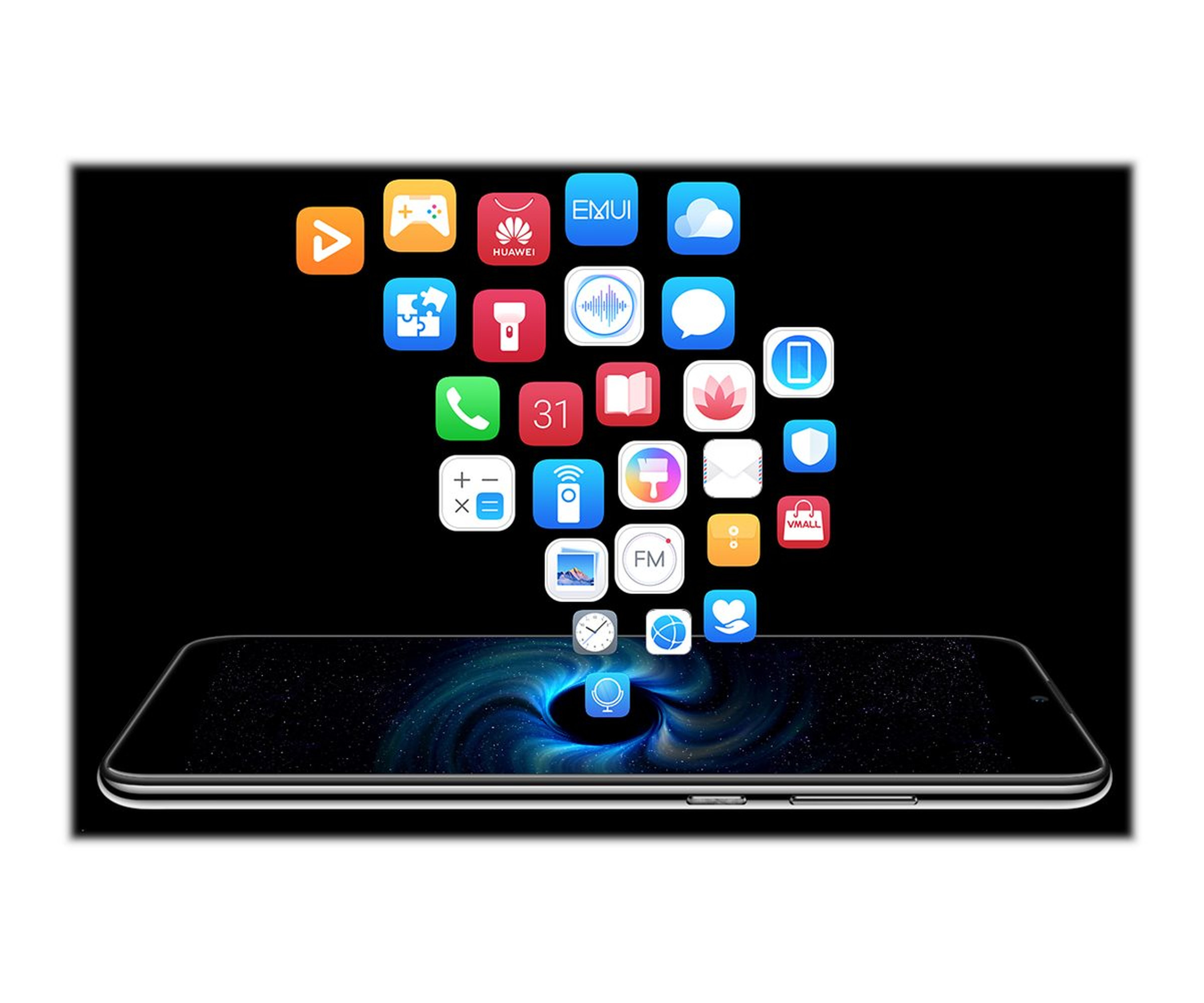 Huawei P smart+ 2019 Midnight Black - Smartphone - 64 GB