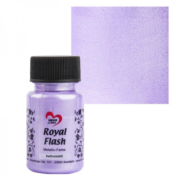 Metallic-Farbe "Royal Flash", hellviolett, 50 ml