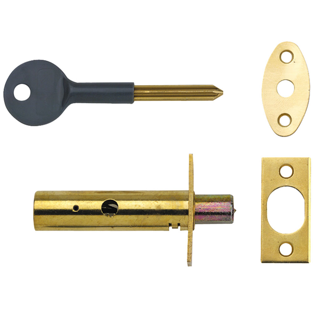 Yale PM444 Door Security Bolts Brass Finish Visi Pack of 2