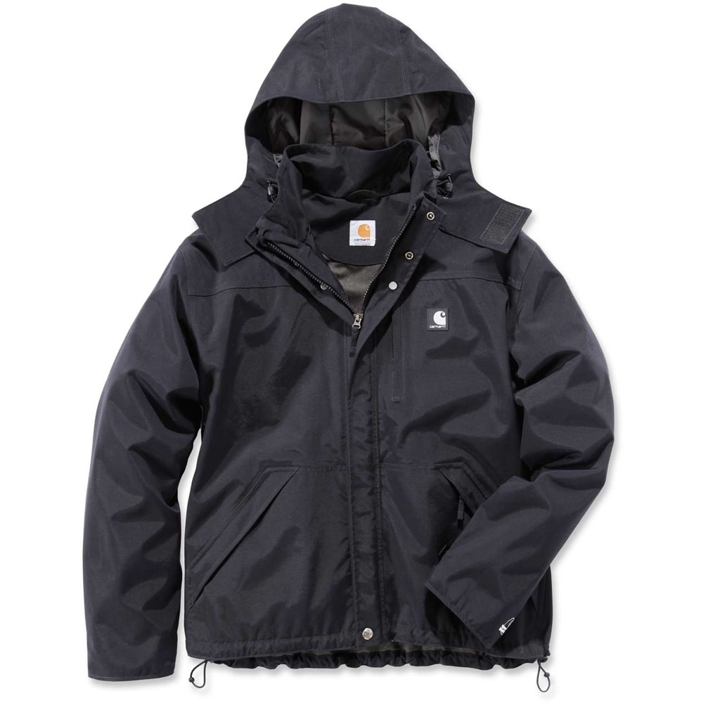 Carhartt Mens Shoreline Adjustable Waterproof Taped Seams Jacket Coat L - Chest 42-44