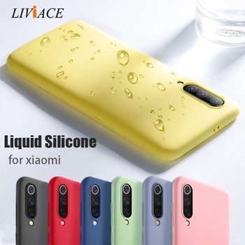 original liquid silicone phone case for xiaomi mi 9 se lite pro a3 xiomi soft back cover case for xiaomi mi9 9se xiaomi9 fundas