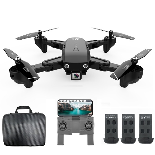 CSJ WIFI FPV GPS S166GPS Drone avec temps de vol de la caméra 1080p avec sac à main