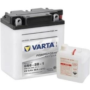 Varta Motorradbatterie 6N6-3B-1 6 V 6 Ah ETN 006 012 003 Passend für Modell Motorräder, Motorroller, Quads, Jetski, Schn (006 012 003 A51 4)