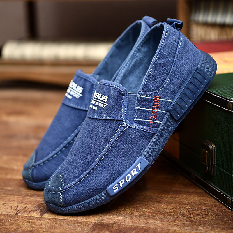 Segeltuch-Leichtgewichtler Soft Soles Casual Walking Loafers