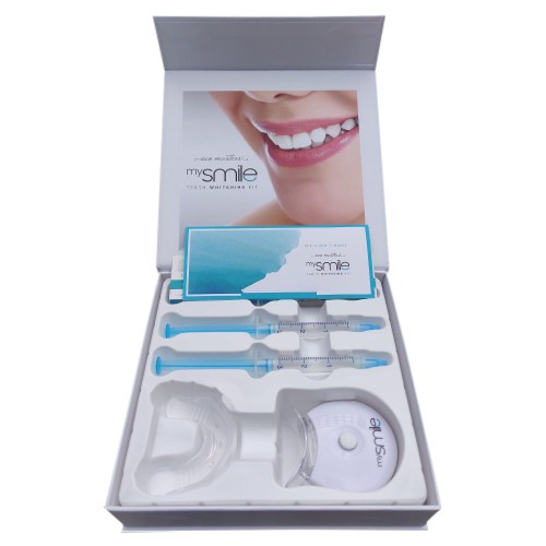 Mysmile Zahnaufhellung Set - Aufhellungsgerät, Zahnschiene & Aufhellungsgel - 6 Tage Intensivprogramm