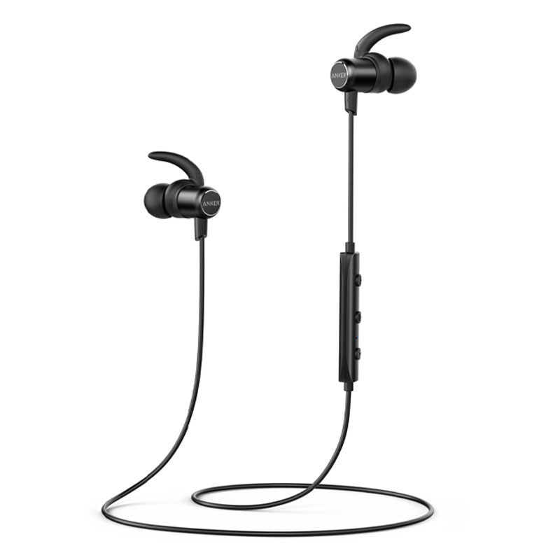 Anker SoundBuds Slim Wireless Bluetooth Headphones - Black