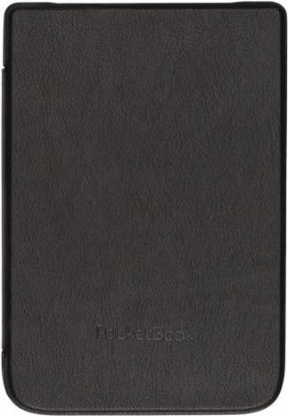 PocketBook Shell series - Flip-Hülle für eBook-Reader - Kunststoff, Polyurethan, Microfiber - Schwarz - für PocketBook Basic Lux 2, Touch Lux 4 (WPUC-616-S-BK)