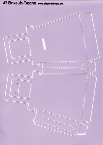 Design-Schablone Nr. 47 "Einkaufstasche", DIN A4