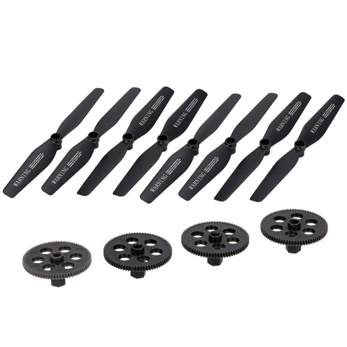 4pcs Main Gear and 4 Pairs Propeller CW/CCW for VISUO XS809W XS809HW FPV Quadcopter