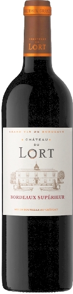 Chateau du Lort Bordeaux Superieur AOC Jg. 2018 70 Proz. Merlot, 20 Proz. Petit Verdot, 10 Proz. Cab.Sauvignon im Holzfass gereift