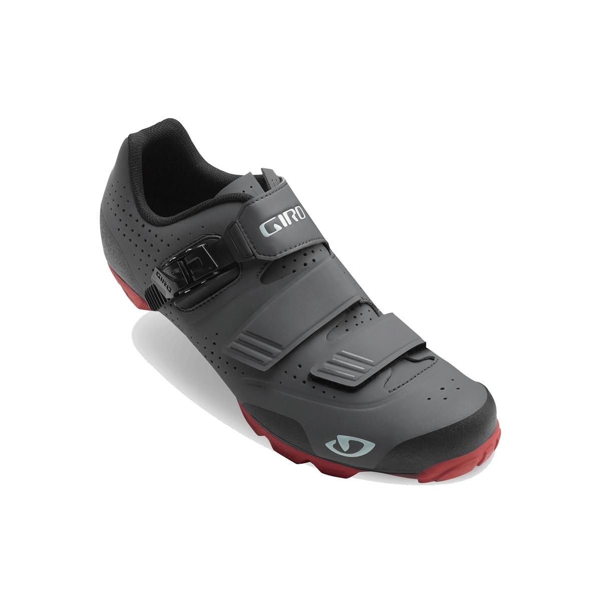 GIRO Privateer R MTB Cycling Shoes 2018 Dark Shadow/Dark Red 46