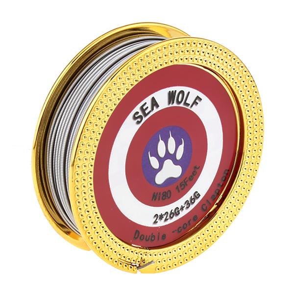 5M SEA WOLF Ni80 Double-Core Claptin 5M Resistance Heating Coil Wire