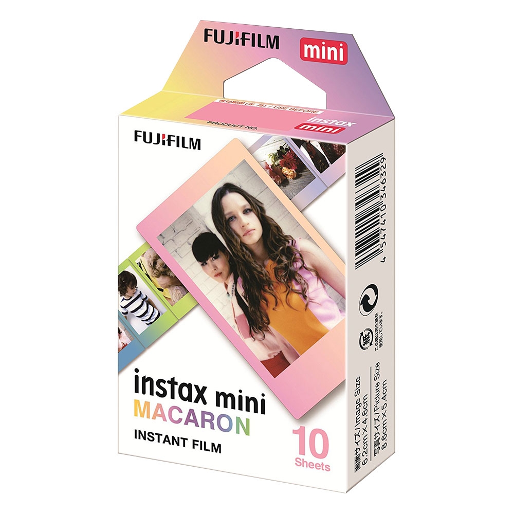 Fujifilm Instax Mini MACARON Instant Film for Fujifilm Instax Mini Cameras - 10 Shot Pack