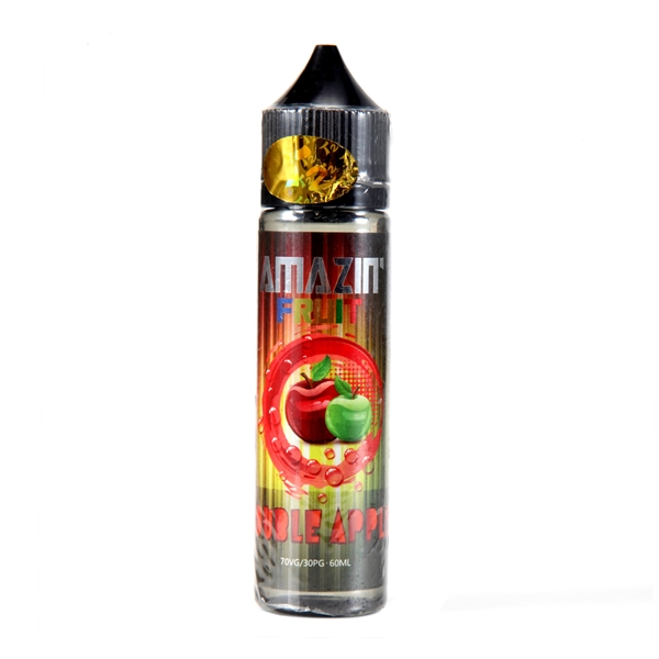 Authentic Amazin Fruit Double Apple 60ML E-juice 0MG Nic E-Liquid for Electronic Cigarettes e-Cigar