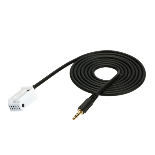 Modo AUX Entrada de coches de cable para iPod 3.5mm teléfono MP3 AUX-in Audio Adapter Cable de música para Mercedes Benz W169 W203 W209 W251
