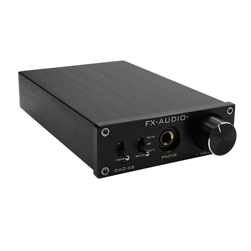 FX-AUDIO DAC-X6 Mini HiFi 2.0 Digital Audio Decoder Black