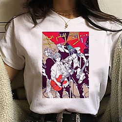 Inspired by Cosplay Cosplay Anime Cartoon Polyester / Cotton Blend Print Harajuku Graphic Kawaii T-shirt For Women's / Men's Lightinthebox