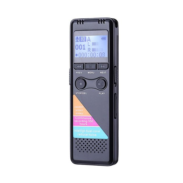 Digital Voice Recorder Sound Audio LCD Screen Flash Drive Up To 8GB Dictaphone MP3 Player