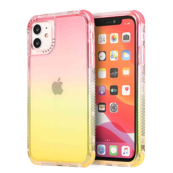 Cases Cell Phone Sets Two Color Gradients for Apple Iphone 12 Pro Max