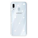Hülle Für Samsung Galaxy A6 (2018) / Galaxy A7(2018) / Galaxy A10 (2019) Ultra dünn / Transparent / Muster Rückseite Herz TPU
