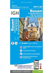 Carte 1911ET ROUEN FORETS ROUENNAISES