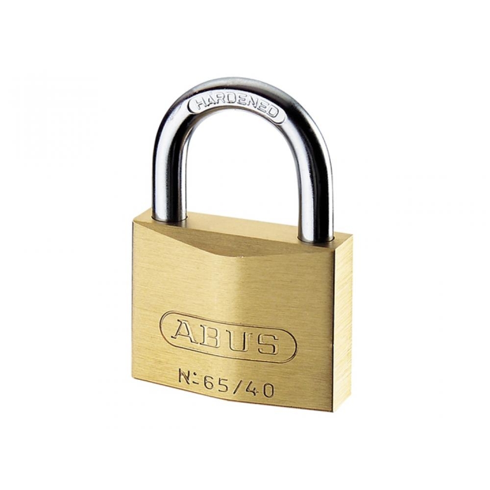 Abus 65/20 Brass Padlock Carded