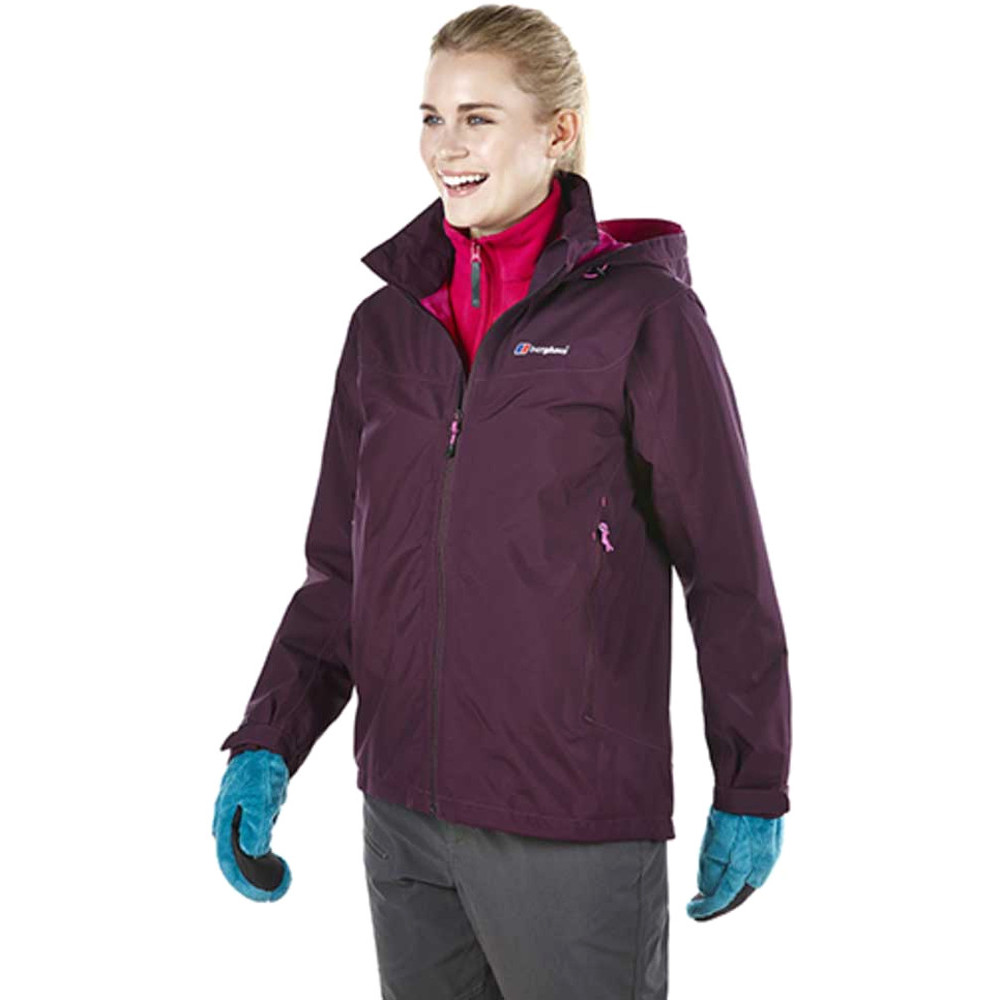 Berghaus Womens Thunder Gore-Tex Waterproof Breathable Jacket Purple