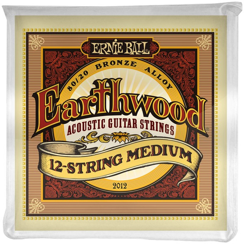 ERNIE BALL Earthwood Bronze 12-Saiter A-Gitarren Saiten Satz 11-52
