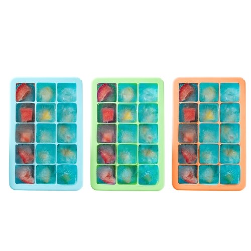 (Pass FDA) Xiaomi Kalar Silicone Ice Cube Tray -20~200 ? DIY Ice Mold Square Shape Fruit Ice Cube Maker Bar Kitchen