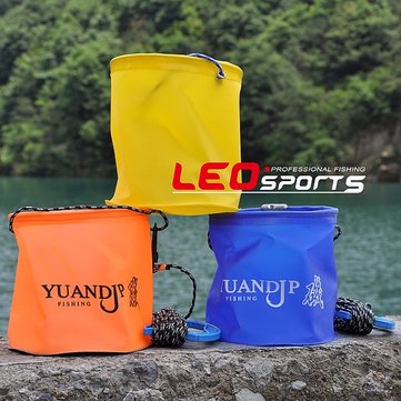 11L Multicolor Choices Portable Collapsible Outdoor Camping Use Bucket Fishing Use Pails