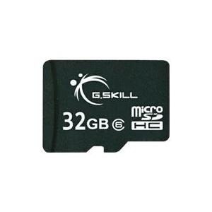 G.Skill - Flash-Speicherkarte (microSDHC/SD-Adapter inbegriffen) - 32 GB - Class 6 - microSDHC
