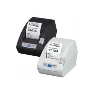 Citizen CT-S281 - Etikettendrucker - zweifarbig (monochrom) - Thermopapier - Rolle (5,8 cm) - 203 dpi - seriell (CT-S281RSU-BK-P-L-M1)