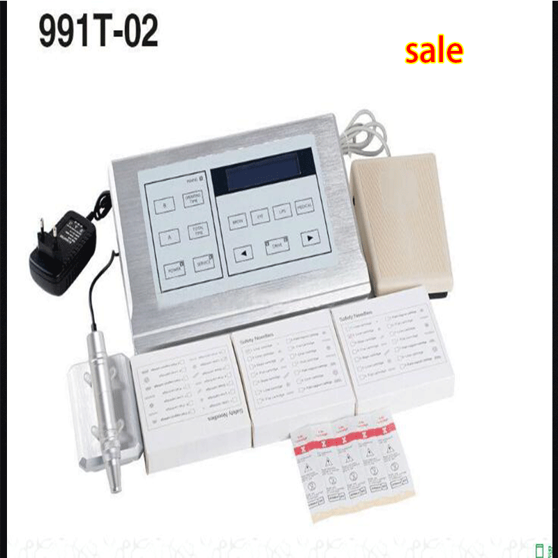 Complete Tattoo Multifunction Kit Professional Tattoo & Permanent New 991T-02 Makeup Rotary Machine Kit DHL or FedEx Fast Shipping