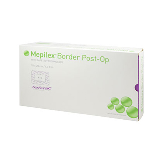 Mepilex Border Post-Op Schaumverband Haftend 10x20 cm