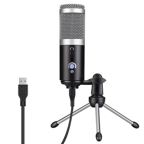 USB Computer Microphone Used to Record Musical Instruments K Song Live Broadcast Voice Group Chat Tripod Microphone