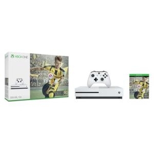 Microsoft Xbox One S - Spielkonsole - 4K - HDR - 500GB HDD - weiß - FIFA 17 (ZQ9-00055)